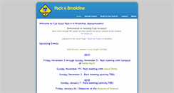 Desktop Screenshot of pack6brookline.org