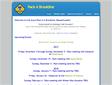 Tablet Screenshot of pack6brookline.org
